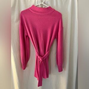 Hot Pink mini sweater dress from Shein! GREAT quality!!!